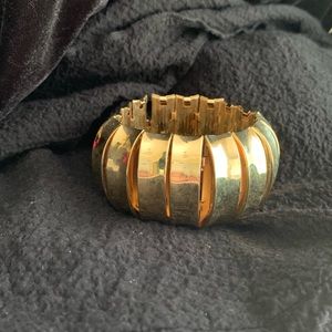 Banana Republic Gold Cuff Link Bracelet